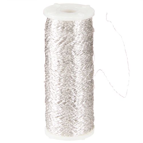Produkt Drut z efektem bulionu 100g srebrny