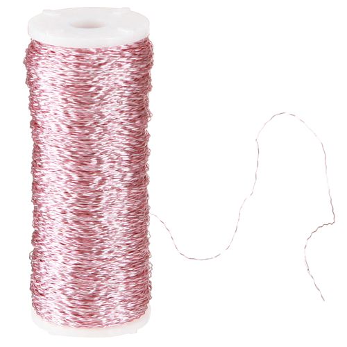 Produkt Drut z efektem bulionu Ø0.30mm 100g/140m różowy