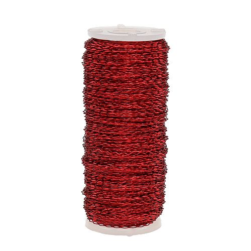 Bouillon Effect Wire Ø0,30mm 100g/140m Red