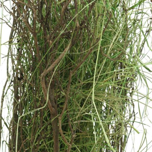 Produkt Krzew trawy ozdobnej z gałązkami Kępka suszonej trawy 65×12cm