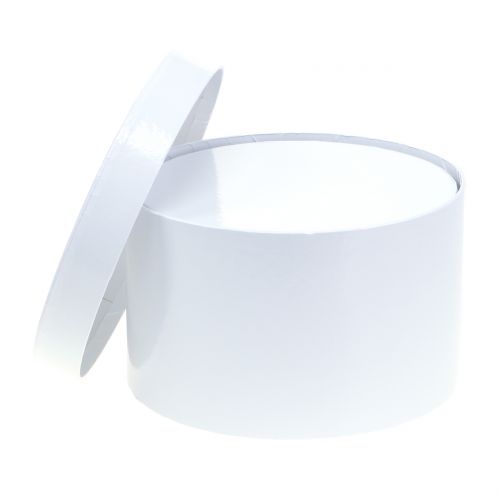 Floristik24 Flower Box Biały Ø18/20cm 2szt.