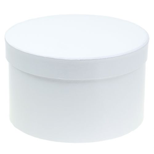 Floristik24 Flower Box Biały Ø18/20cm 2szt.