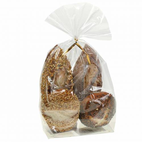 Floristik24 Sztuczny manekin bułeczki w zestawie 4 szt.