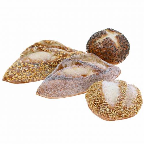 Floristik24 Sztuczny manekin bułeczki w zestawie 4 szt.