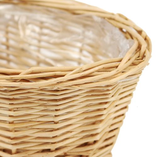 Floristik24 Koszyk na pieczywo ok. 29,5cm owalny obrany