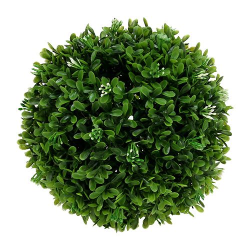Floristik24 Kula bukszpanowa z kwiatami Kula dekoracyjna zielona Ø18cm 1 szt