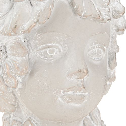 Produkt Popiersie z odlewu kamiennego rzeźba kobieta doniczka antyczna wys. 21,5 cm
