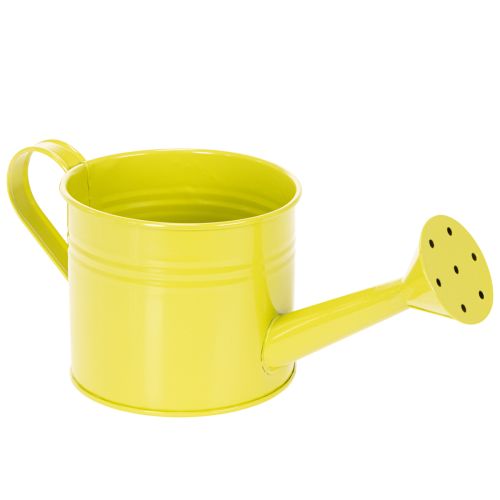Kolorowa dekoracyjna konewka, Ø11cm, wys.9,5cm, do sadzenia, wiosenna dekoracja stołu, metalowa, zestaw 8 sztuk | Floristik24.pl