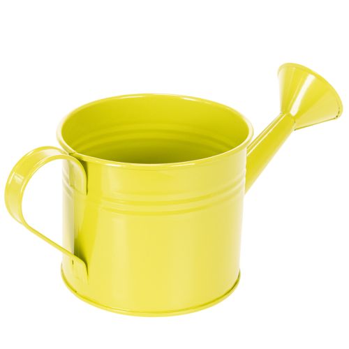 Kolorowa dekoracyjna konewka, Ø11cm, wys.9,5cm, do sadzenia, wiosenna dekoracja stołu, metalowa, zestaw 8 sztuk | Floristik24.pl