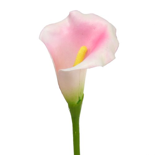 Floristik24 Kwiat ozdobny kalia różowy 57cm 12szt