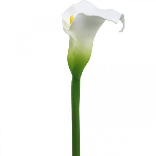 Floristik24 Sztuczna Calla Biała Dekoracje Ślubne Kwiat Jedwabiu Rocznica L72cm