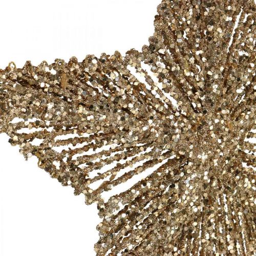 Produkt Ozdoby choinkowe, ozdoby adwentowe, zawieszki gwiazdki złote szer. 20,5cm 6 szt