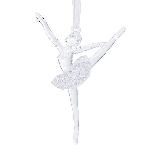Floristik24 Ozdoba choinkowa balerina 10cm 12szt.
