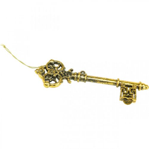 Floristik24 Ozdoby choinkowe klucz deco złoty W14,5cm 12szt