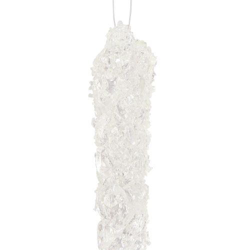 Produkt Dekoracja sopel do zawieszenia świecąca w ciemności 15cm 8szt
