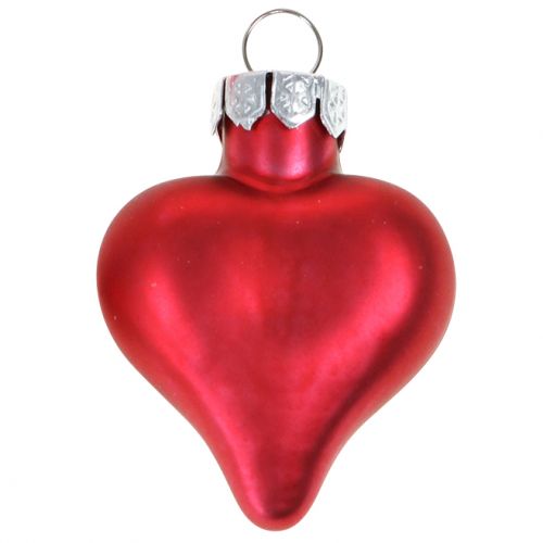 Produkt Ozdoby choinkowe serduszka czerwone 3cm 22 szt