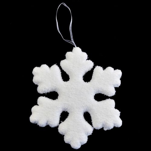 Produkt Ozdoba choinkowa śnieżynka wisząca dekoracja świąteczna biała 15cm