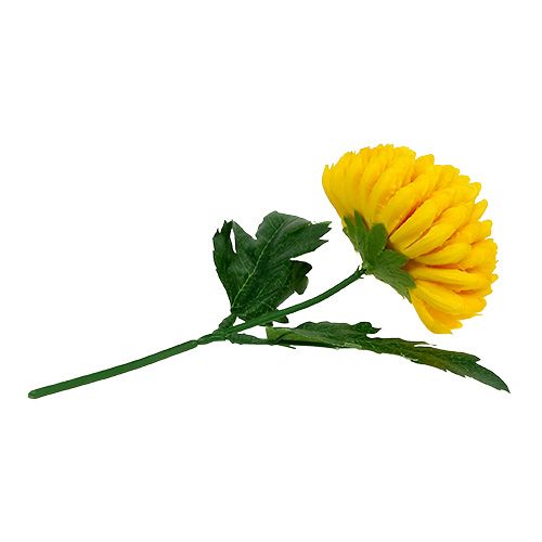 Produkt Chryzantema żółta sztuczna Ø7cm L18cm