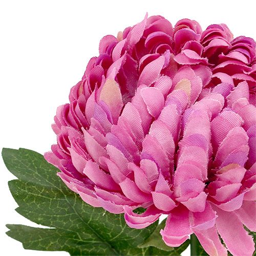Floristik24 Chryzantema różowa sztuczna Ø7cm L18cm