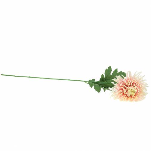 Produkt Gałązka kwiatu chryzantemy różowa sztuczna 64cm