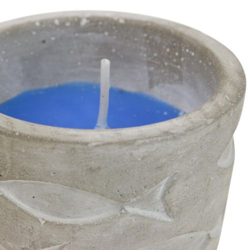 Floristik24 Citronella świeca w doniczce świeca zapachowa cytryna Ø7,5cm W6,5cm
