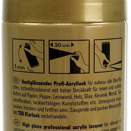 Floristik24 Złoty spray do koloryzacji 400ml