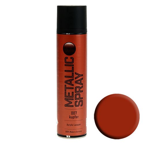 Floristik24 Kolorowy spray metaliczny jasny miedziany 400ml