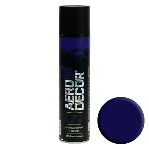 Floristik24 Kolor Spray Jedwab Matowy 400ml Królewski Niebieski