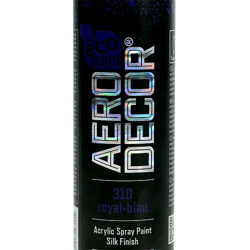 Floristik24 Kolor Spray Jedwab Matowy 400ml Królewski Niebieski