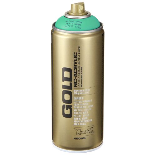 Floristik24 Farba w sprayu w kolorze turkusowym Fluo Neon w sprayu Cyan 400ml