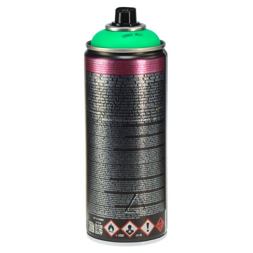 Produkt Farba w sprayu kolorowa w sprayu Zielona Fluorescencyjna Graffiti 400ml