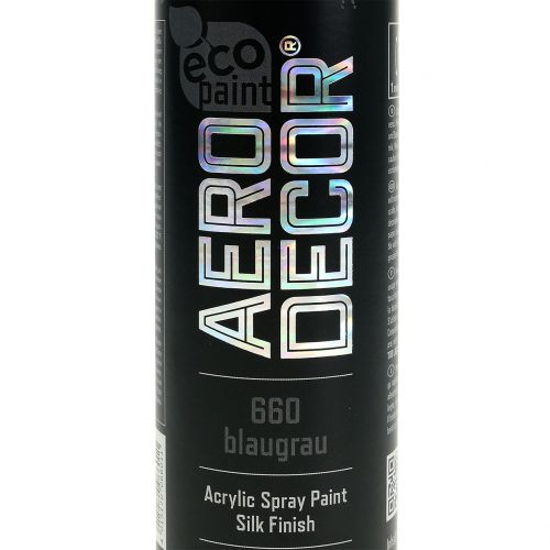 Akryl kolorowy w sprayu niebieski szary 400ml | Floristik24.pl