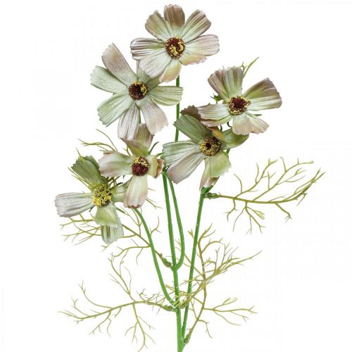 Kosz na biżuterię Cosmea zielone sztuczne letnie kwiaty 61cm