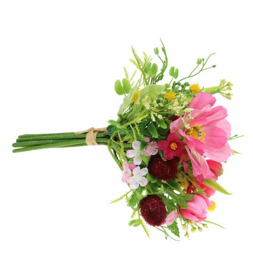 Floristik24 Bukiet dekoracyjny Cosmea i śnieżka w pęczku Sztuczny róż Różne W18cm