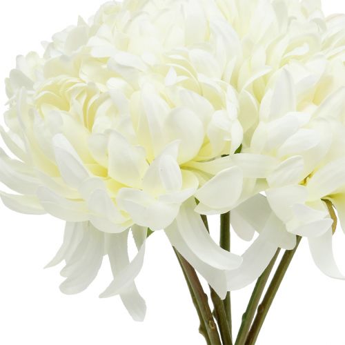 Produkt Dekoracyjny bukiet chryzantem biały 28cm 6 szt