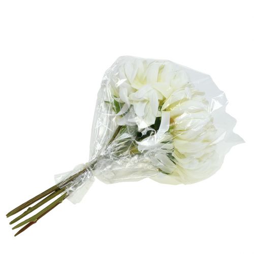 Produkt Dekoracyjny bukiet chryzantem biały 28cm 6 szt