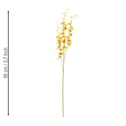 Produkt Sztuczna orchidea Cymbidium jako łodyga kwiatowa do eleganckiej dekoracji, 95 cm, 2 sztuki