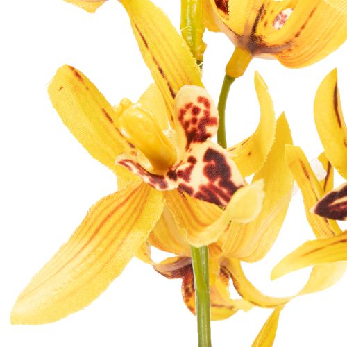 Produkt Sztuczna orchidea Cymbidium jako łodyga kwiatowa do eleganckiej dekoracji, 95 cm, 2 sztuki