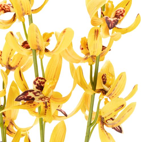 Produkt Sztuczna orchidea Cymbidium jako łodyga kwiatowa do eleganckiej dekoracji, 95 cm, 2 sztuki