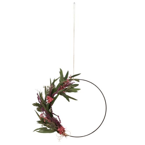 Produkt Pierścień pudełkowy DIY z suszonymi kwiatami ozdoba pętla lawenda Ø30cm