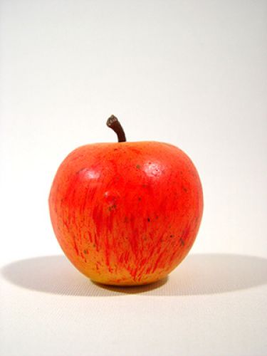 Floristik24 Jabłka 7cm matowe 6szt.