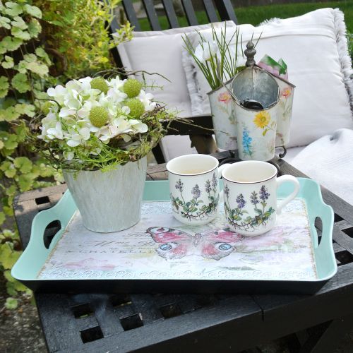 Floristik24 Taca Vintage Butterfly 44x30cm