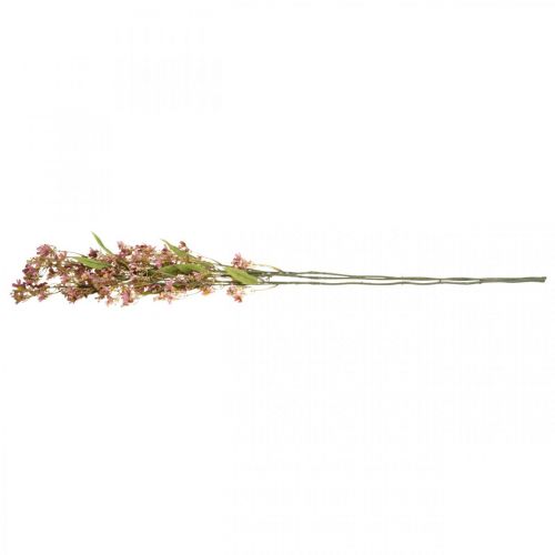 Produkt Gałązka dekoracyjna z kwiatami sztuczna różowa gałązka dafne 110cm 3szt.