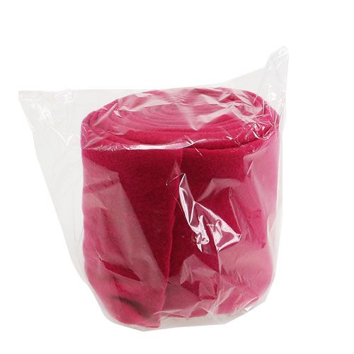 Floristik24 Deco Fleece Pink 15cm 5m
