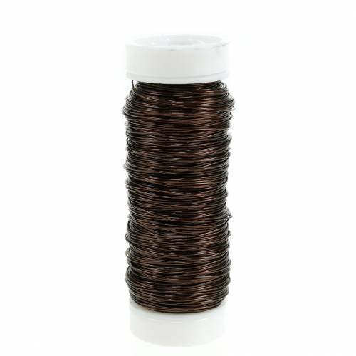Drut emaliowany Deco Ø0,30mm 30g/50m brązowy