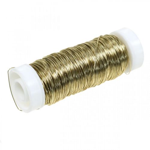 Produkt Drut dekoracyjny emaliowany Ø0,30mm 30g/50m złoty