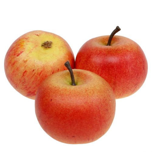 Floristik24 Jabłka dekoracyjne Cox 6cm 6 szt