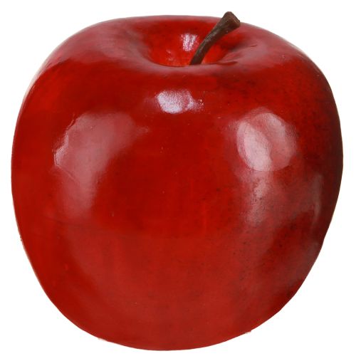 Produkt Jabłka dekoracyjne czerwone błyszczące sztuczne owoce dekoracja 7,5cm 6 szt
