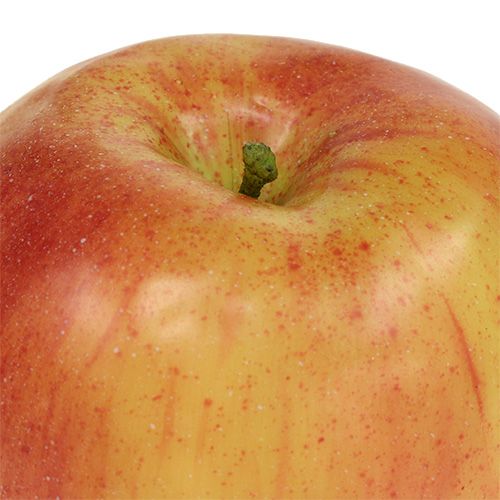 Floristik24 Dekoracja Jabłko Ø10cm Czerwony Żółty 3szt.