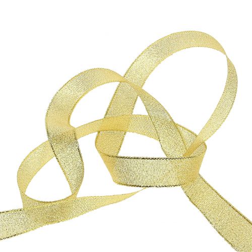 Produkt Wstążka dekoracyjna złota 15mm 22,5m